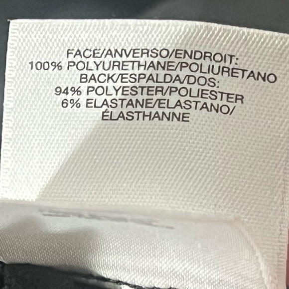 Anne Klein Women's Faux Leather Pull on Legging - Picture 7 of 8